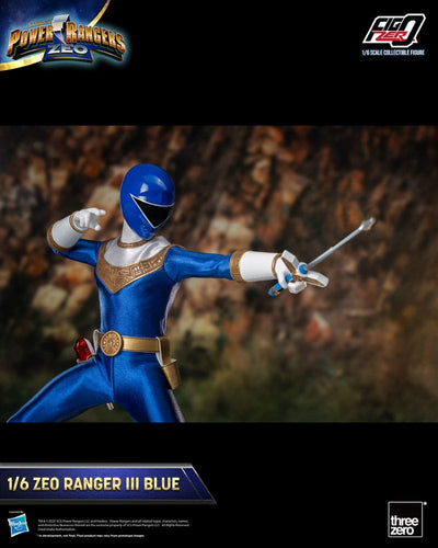 Power Rangers Zeo FigZero Action Figure 1/6 Ranger III Blue 30 cm