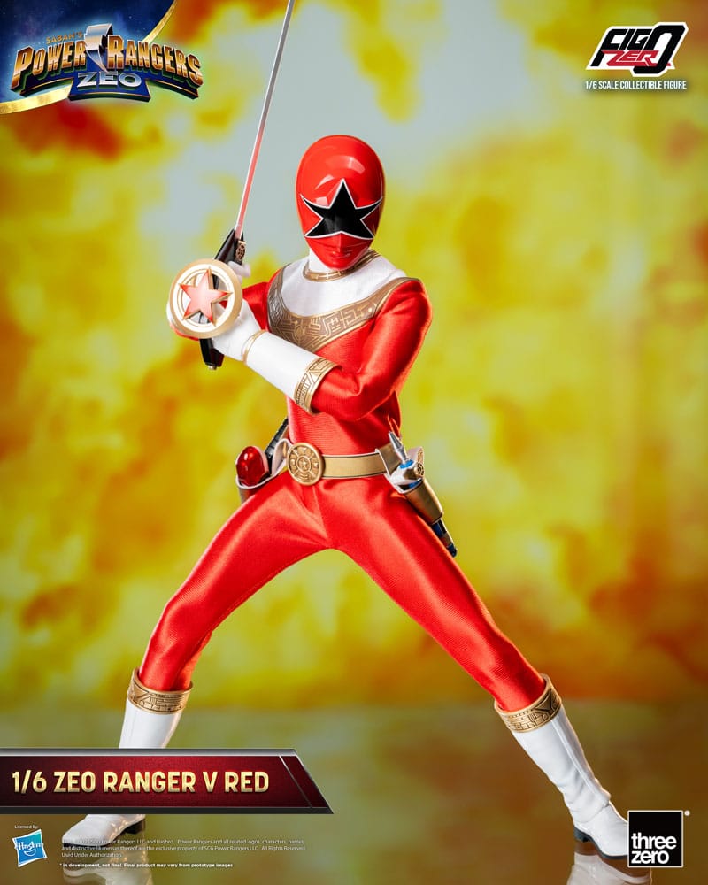 Power Rangers Zeo FigZero Action Figure 1/6 Ranger V Red 30 cm