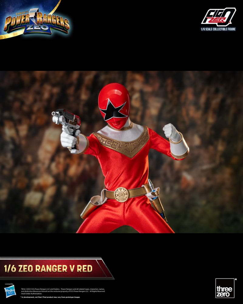 Power Rangers Zeo FigZero Action Figure 1/6 Ranger V Red 30 cm