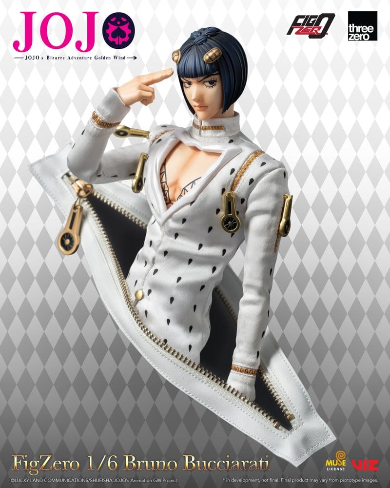 Jojo's Bizarre Adventure: Golden Wind FigZero Action Figure 1/6 Bruno Bucciarati 31 cm