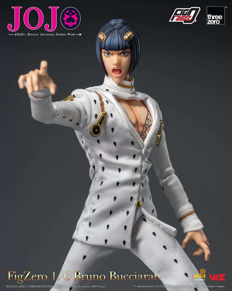 Jojo's Bizarre Adventure: Golden Wind FigZero Action Figure 1/6 Bruno Bucciarati 31 cm