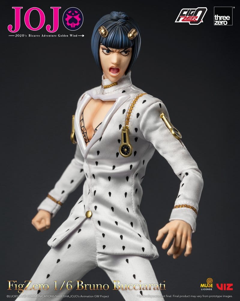 Jojo's Bizarre Adventure: Golden Wind FigZero Action Figure 1/6 Bruno Bucciarati 31 cm