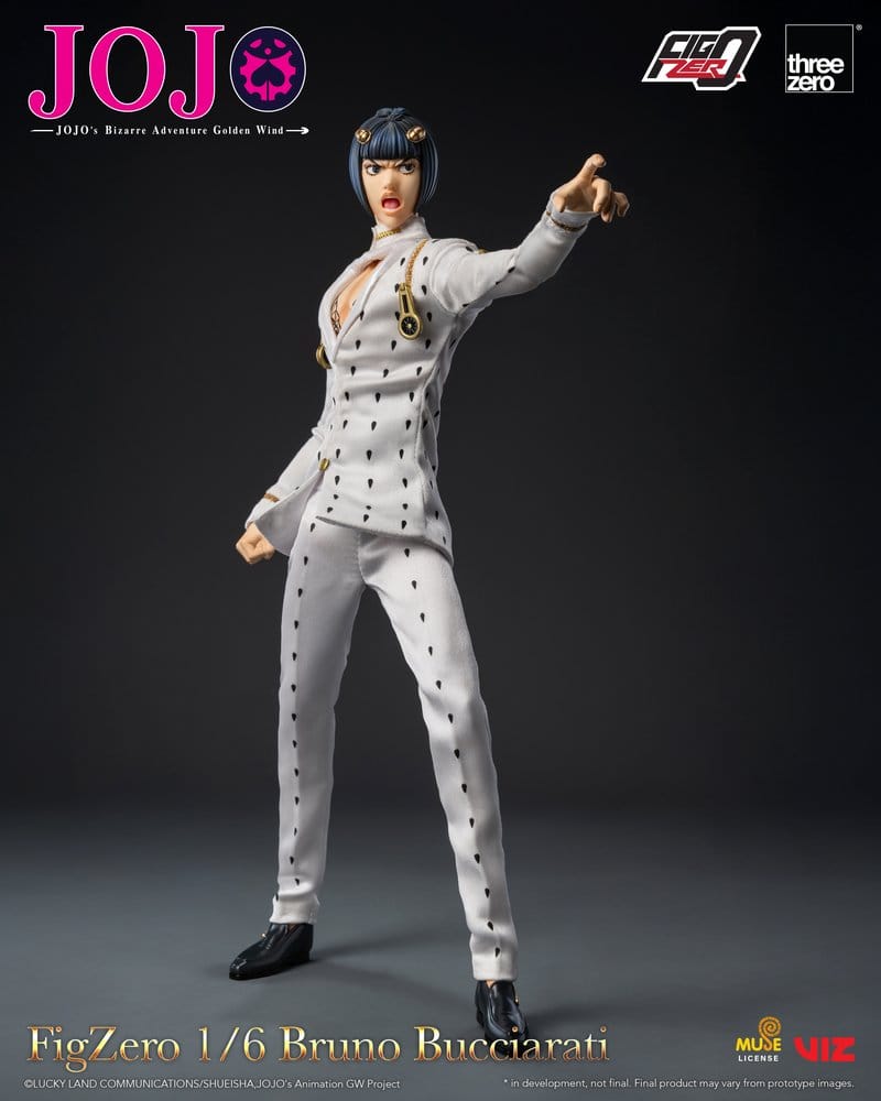 Jojo's Bizarre Adventure: Golden Wind FigZero Action Figure 1/6 Bruno Bucciarati 31 cm