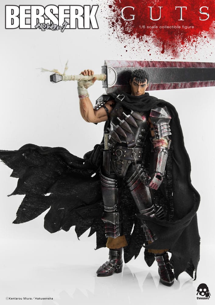 Berserk Action Figure 1/6 Guts (Black Swordsman) 32 cm