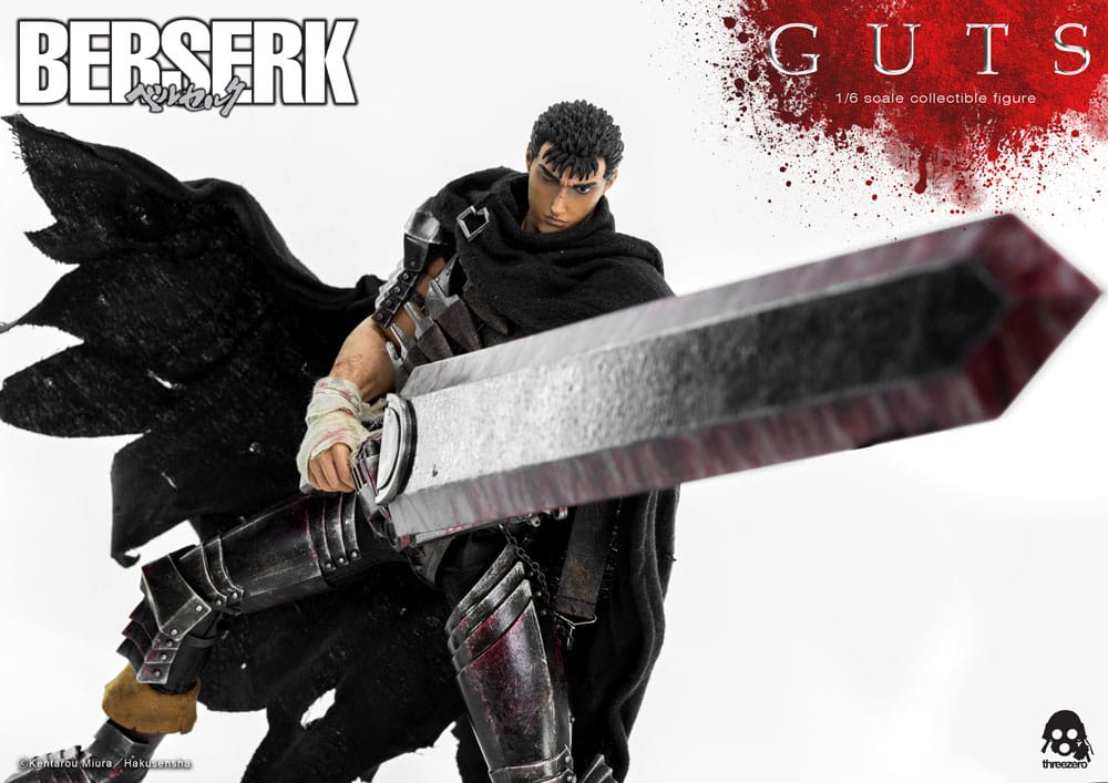 Berserk Action Figure 1/6 Guts (Black Swordsman) 32 cm