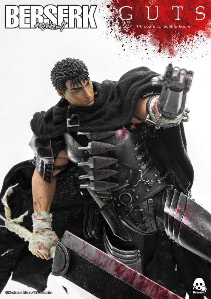 Berserk Action Figure 1/6 Guts (Black Swordsman) 32 cm