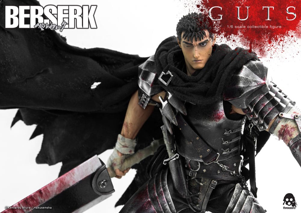 Berserk Action Figure 1/6 Guts (Black Swordsman) 32 cm