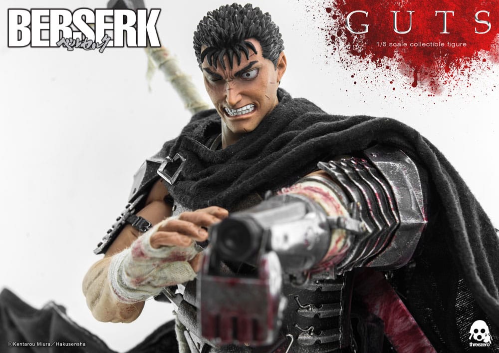 Berserk Action Figure 1/6 Guts (Black Swordsman) 32 cm