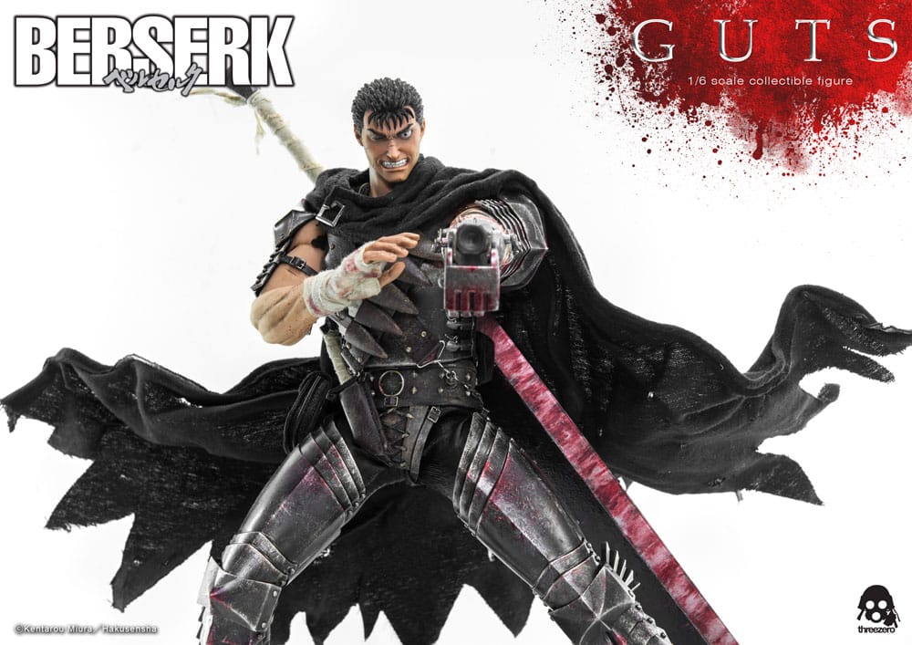 Berserk Action Figure 1/6 Guts (Black Swordsman) 32 cm