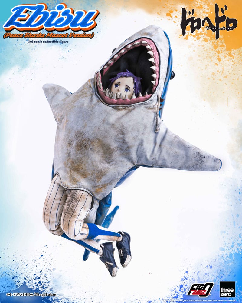 Dorohedoro FigZero Action Figure 1/6 Ebisu Peace Sharks Mascot Ver. 24 cm