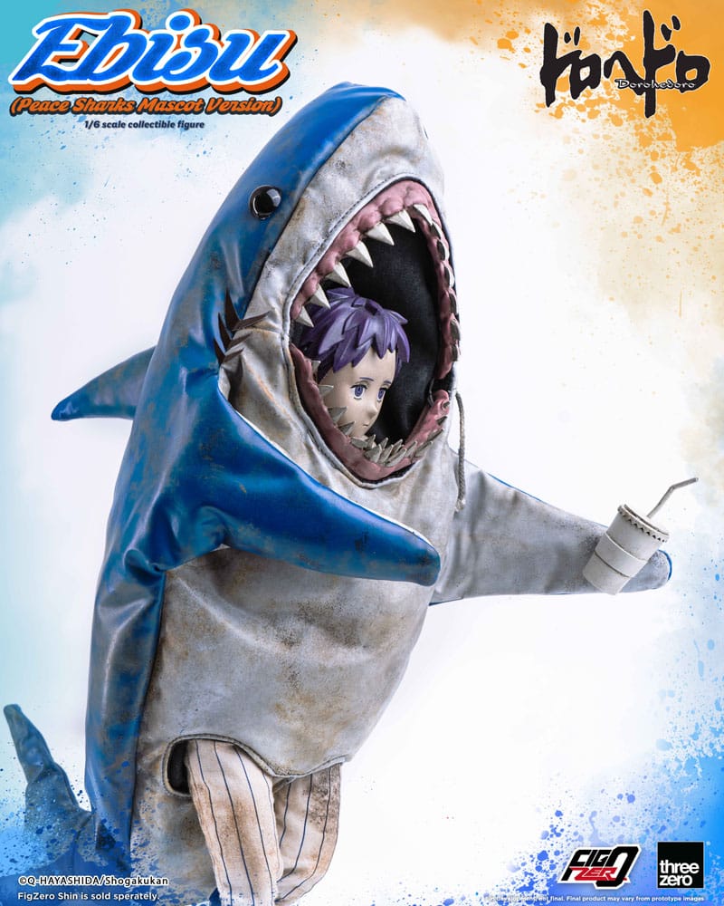 Dorohedoro FigZero Action Figure 1/6 Ebisu Peace Sharks Mascot Ver. 24 cm