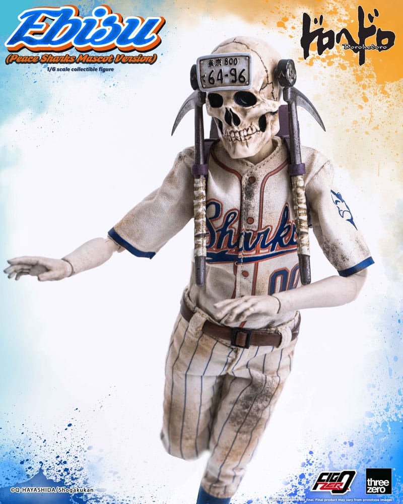 Dorohedoro FigZero Action Figure 1/6 Ebisu Peace Sharks Mascot Ver. 24 cm