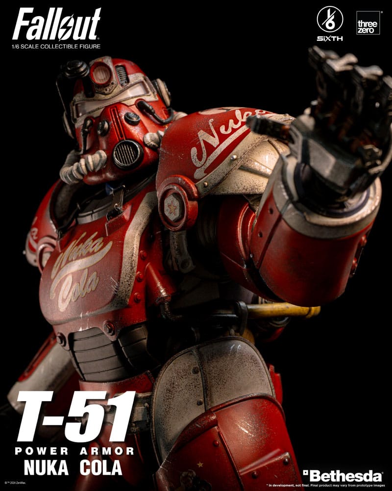 Fallout Action Figure 1/6 T-51 Nuka Cola Power Armor 37 cm