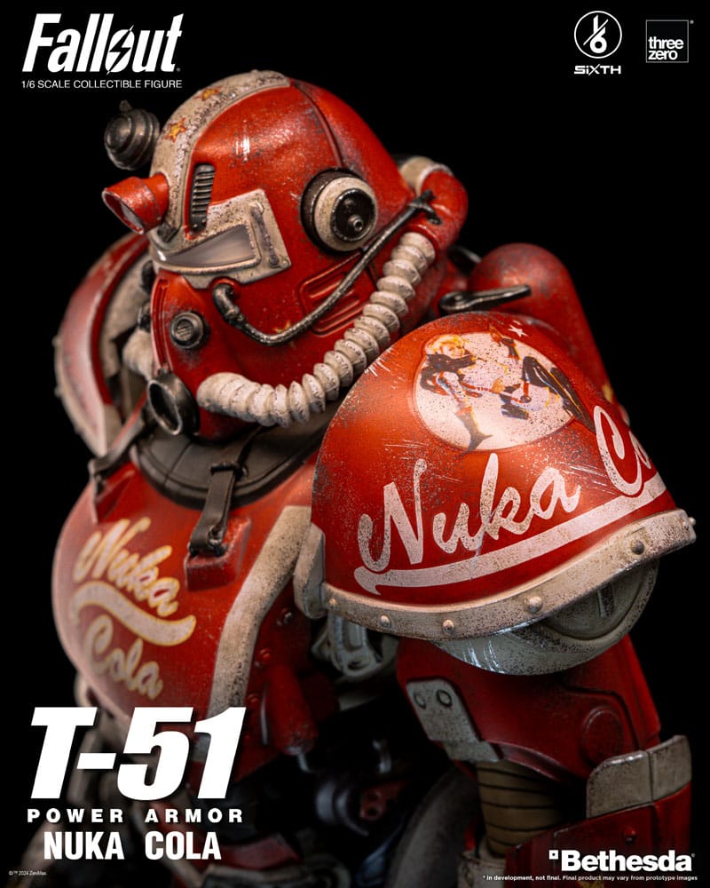 Fallout Action Figure 1/6 T-51 Nuka Cola Power Armor 37 cm