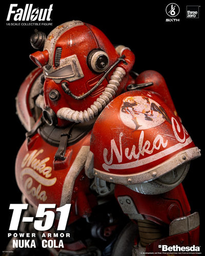 Fallout Action Figure 1/6 T-51 Nuka Cola Power Armor 37 cm