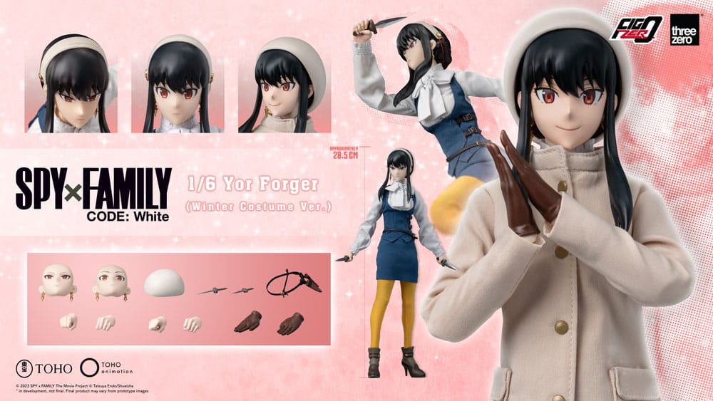 Spy x Family FigZero Action Figure 1/6 Yor Forger (Winter Costume Ver.) 31 cm