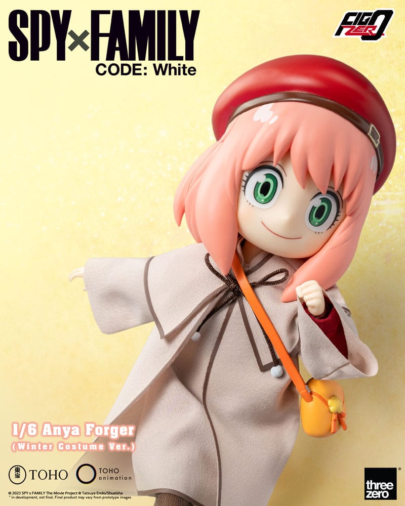 Spy x Family Code: White FigZero Action Figure 1/6 Anya Forger Winter Costume Ver. 17 cm