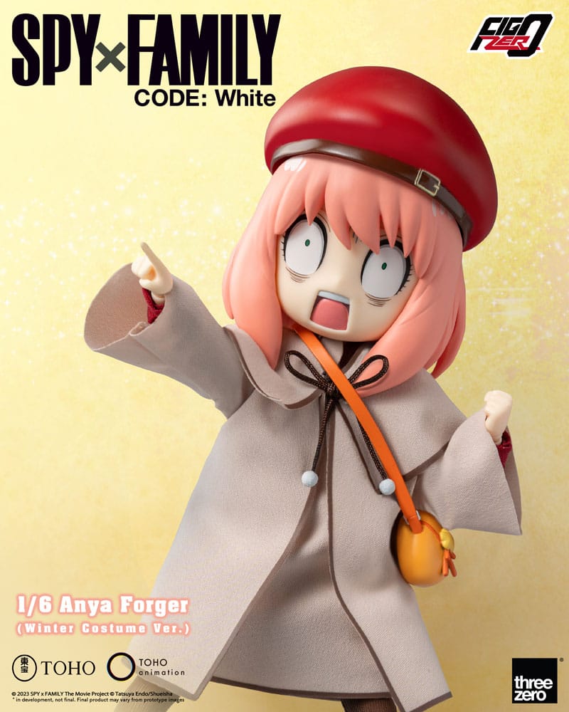 Spy x Family Code: White FigZero Action Figure 1/6 Anya Forger Winter Costume Ver. 17 cm