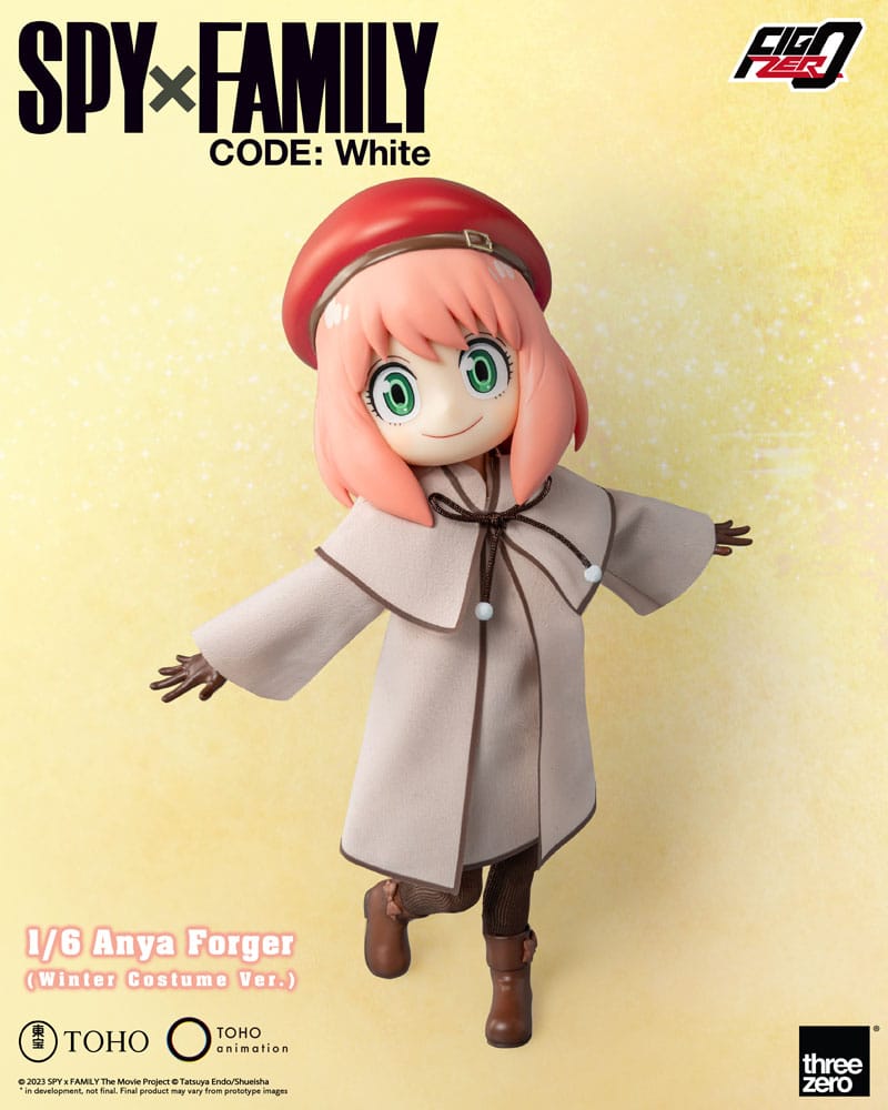 Spy x Family Code: White FigZero Action Figure 1/6 Anya Forger Winter Costume Ver. 17 cm