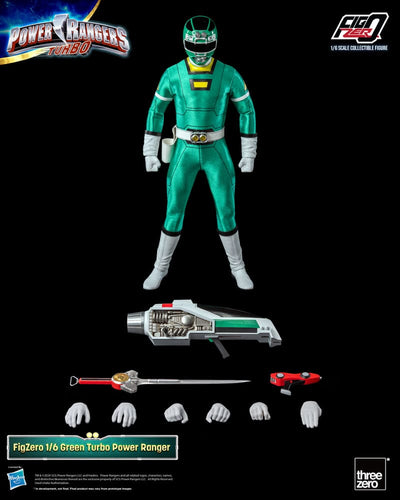 Power Rangers Turbo FigZero Action Figure 1/6 Green Turbo Power Ranger 30 cm