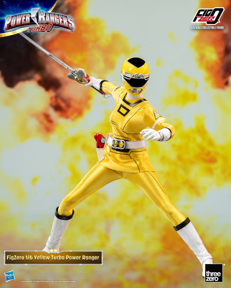 Power Rangers Turbo FigZero Action Figure 1/6 Yellow Turbo Power Ranger 30 cm