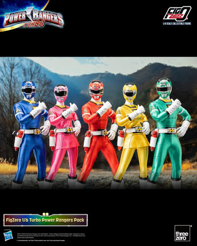 Power Rangers Turbo FigZero Action Figures 1/6 5-Pack Turbo Power Rangers 30 cm