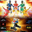 Power Rangers Turbo FigZero Action Figures 1/6 5-Pack Turbo Power Rangers 30 cm