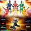 Power Rangers Turbo FigZero Action Figures 1/6 5-Pack Turbo Power Rangers 30 cm