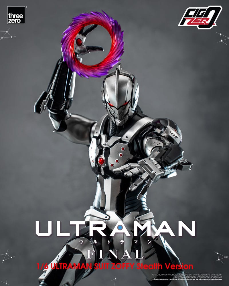 Ultraman Final FigZero Action Figure 1/6 Ultraman Suit Zoffy Stealth Version 30 cm