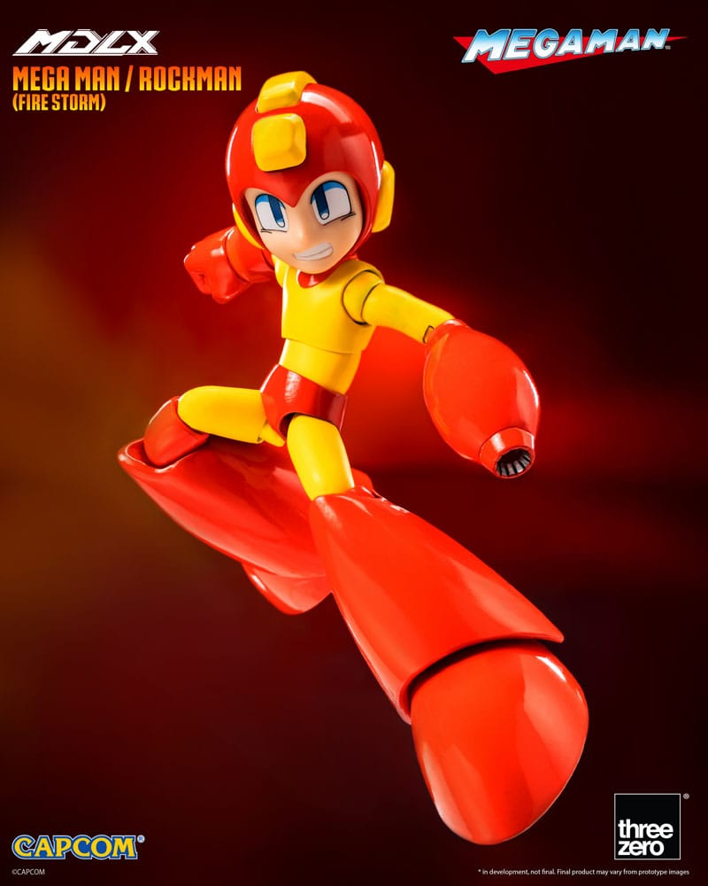 Mega Man MDLX Action Figure Mega Man / Rockman (Fire Storm) 10 cm