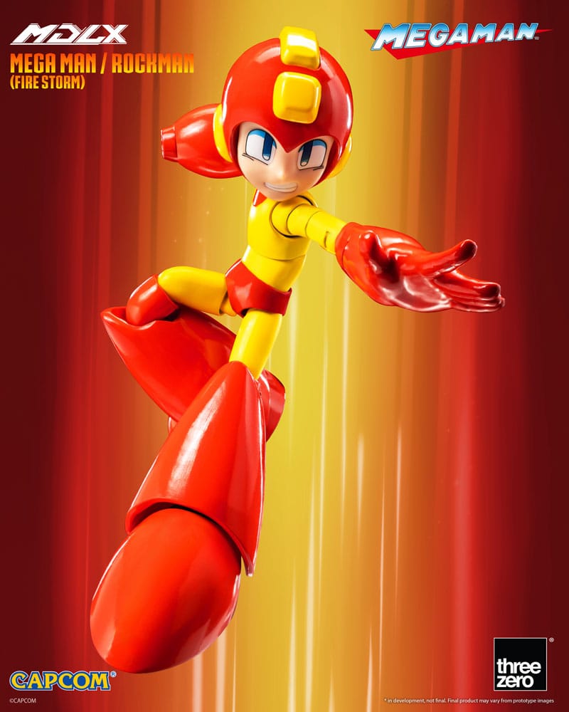 Mega Man MDLX Action Figure Mega Man / Rockman (Fire Storm) 10 cm