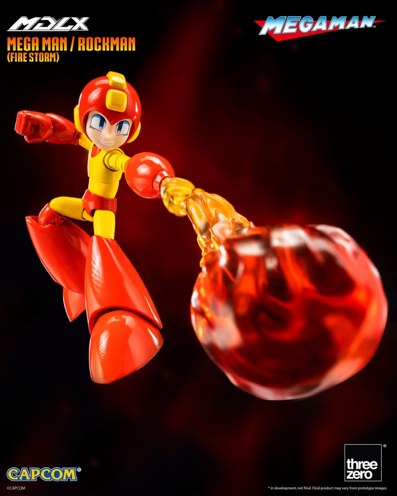 Mega Man MDLX Action Figure Mega Man / Rockman (Fire Storm) 10 cm