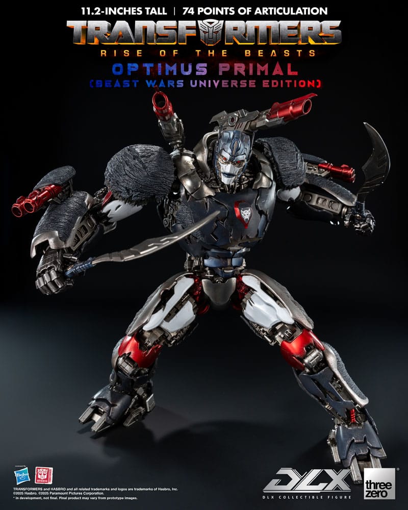 Transformers: Rise of the Beasts DLX Action Figure Optimus Primal (Beast Wars Universe Edition) 29 cm