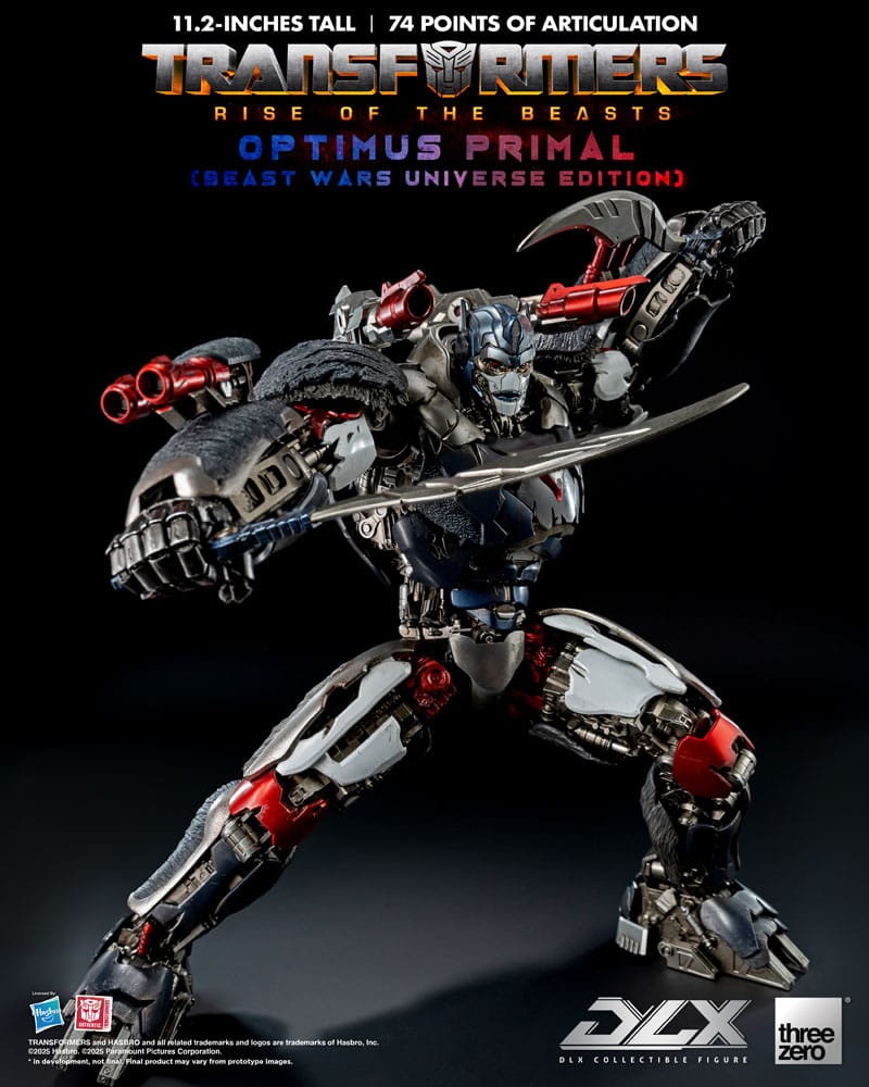 Transformers: Rise of the Beasts DLX Action Figure Optimus Primal (Beast Wars Universe Edition) 29 cm