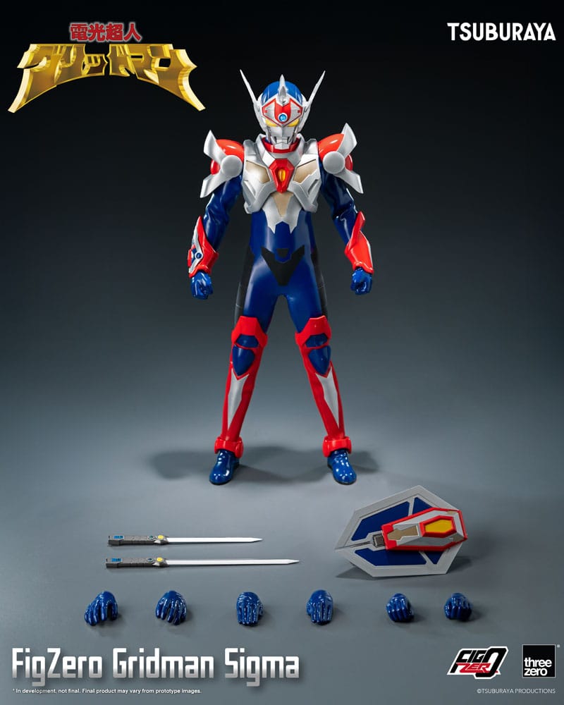 Gridman the Hyper Agent: Revenge of Neo Evil Lord FigZero Action Figure Gridman Sigma 30 cm