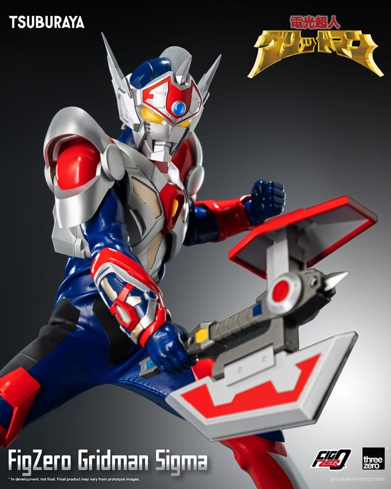 Gridman the Hyper Agent: Revenge of Neo Evil Lord FigZero Action Figure Gridman Sigma 30 cm