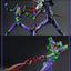 Evangelion: New Theatrical Edition Robo-Dou Action Figure Evangelion Test Type - 01 Final Battle Version 25 cm