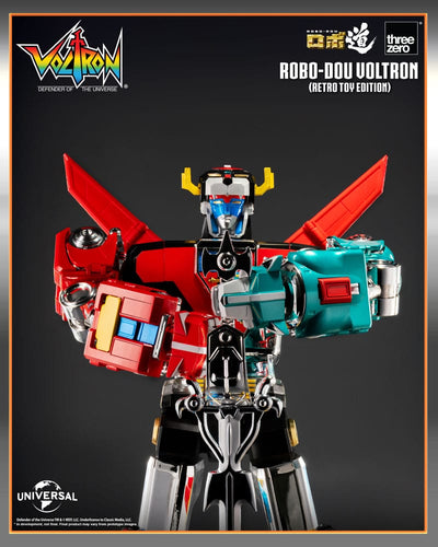 Voltron: Defender of the Universe Robo-Dou Action Figure Voltron Retro Toy Edition 27 cm