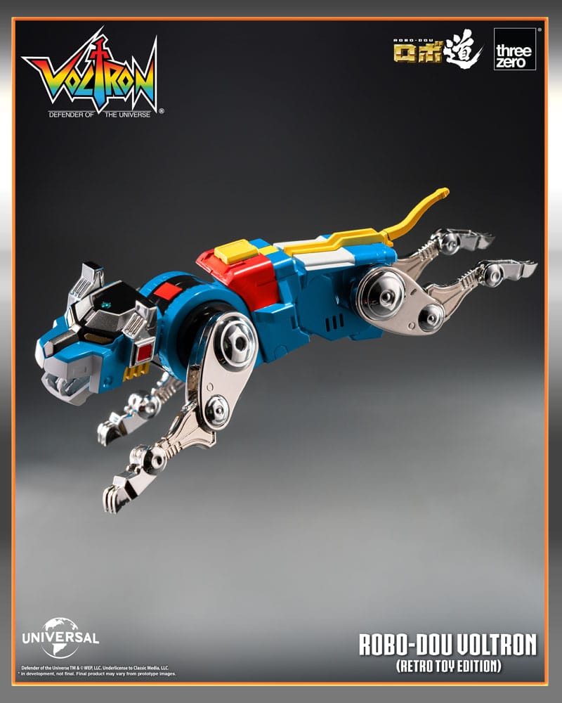 Voltron: Defender of the Universe Robo-Dou Action Figure Voltron Retro Toy Edition 27 cm