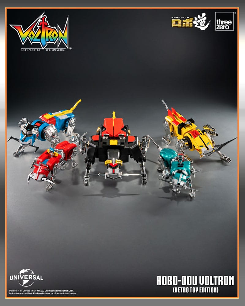 Voltron: Defender of the Universe Robo-Dou Action Figure Voltron Retro Toy Edition 27 cm
