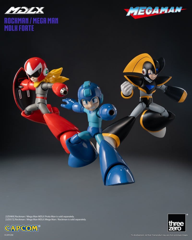 Mega Man MDLX Action Figure Rockman / Mega Man Forte 10 cm