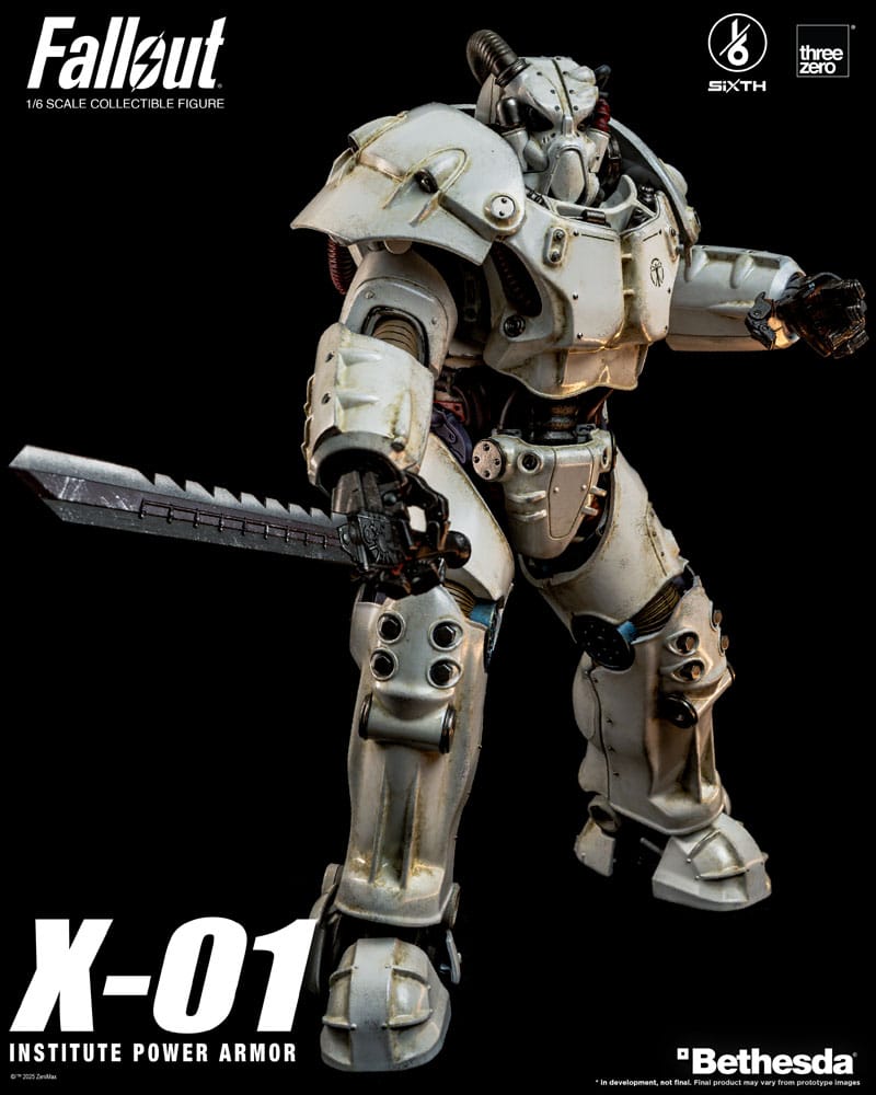 Fallout FigZero Action Figure 1/6 X-01 Institute Power Armor 37 cm
