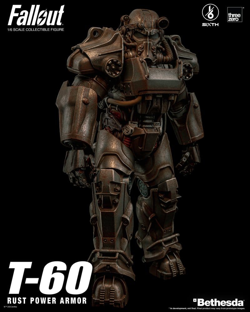 Fallout Action Figure 1/6 T-60 Rust Power Armor