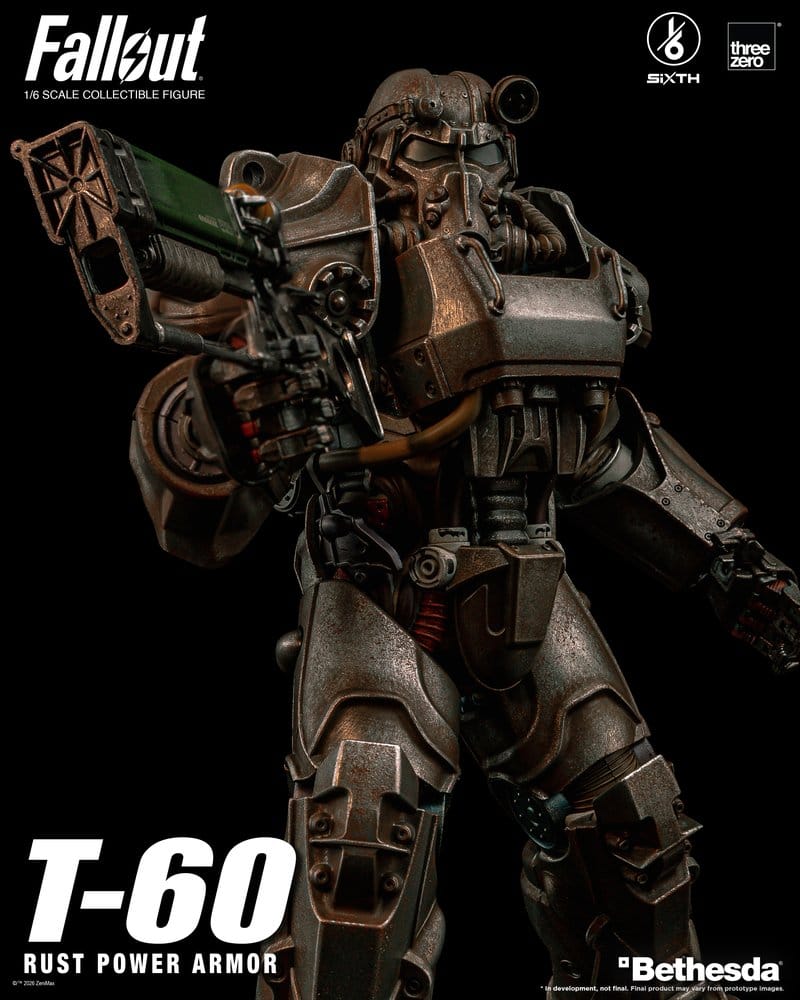Fallout Action Figure 1/6 T-60 Rust Power Armor