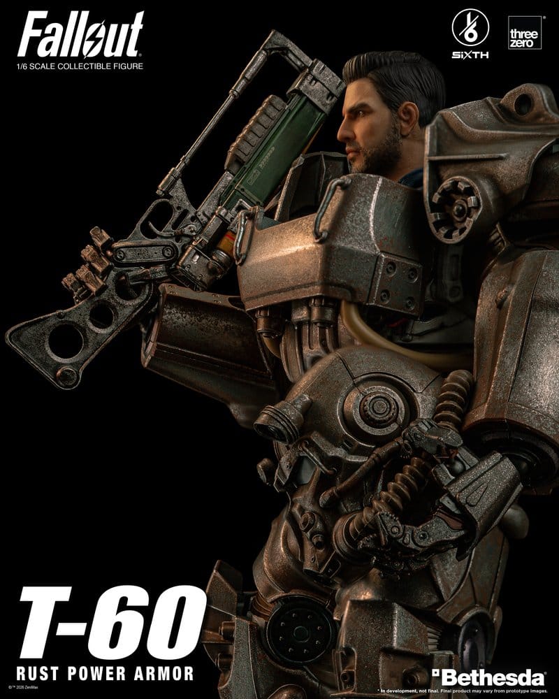 Fallout Action Figure 1/6 T-60 Rust Power Armor