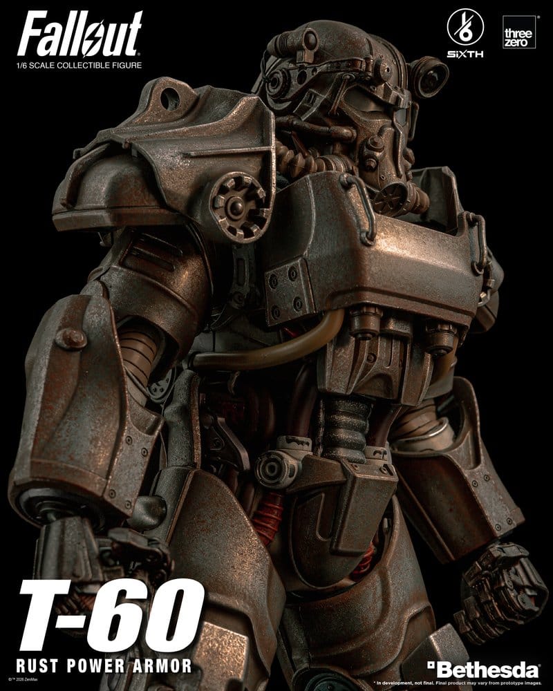 Fallout Action Figure 1/6 T-60 Rust Power Armor