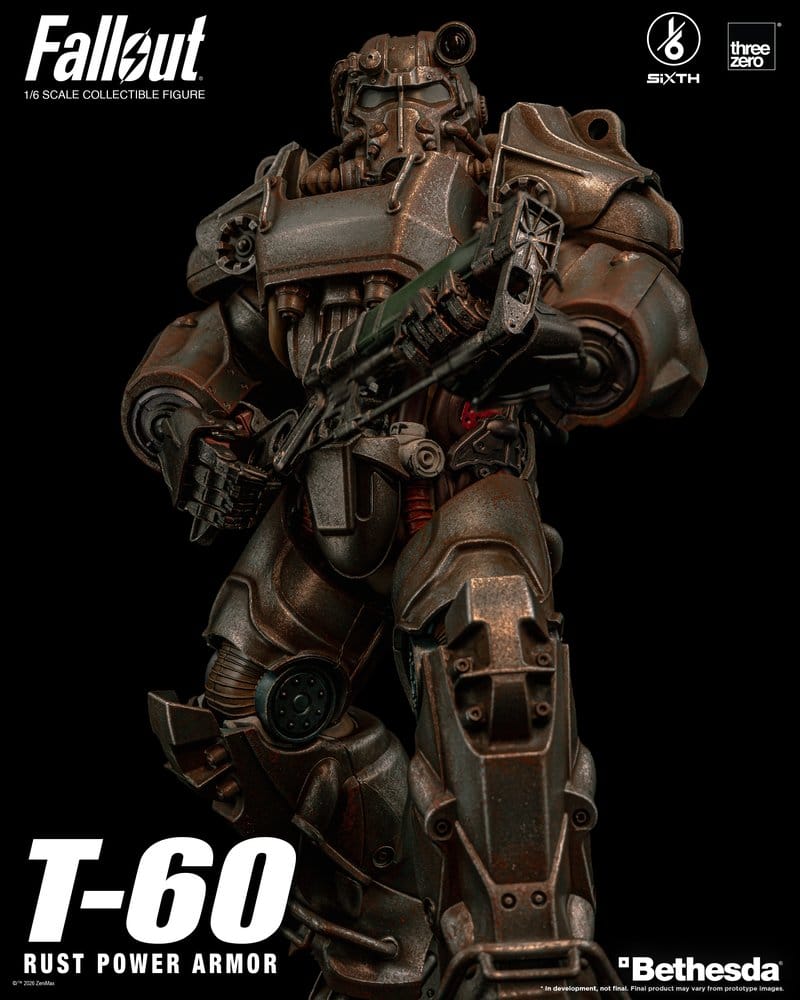 Fallout Action Figure 1/6 T-60 Rust Power Armor
