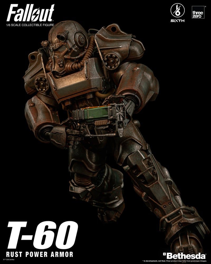 Fallout Action Figure 1/6 T-60 Rust Power Armor