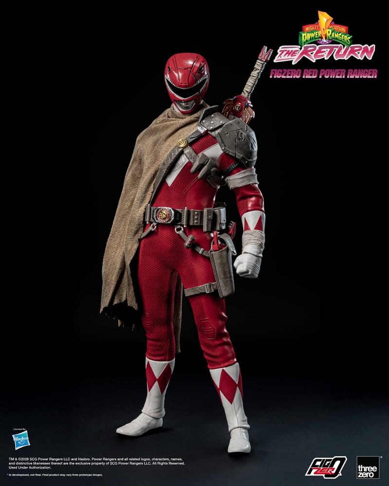 Mighty Morphin Power Rangers: The Return FigZero Action Figure 1/6 Red Power Ranger 31 cm