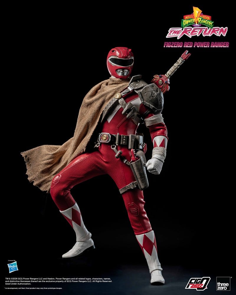 Mighty Morphin Power Rangers: The Return FigZero Action Figure 1/6 Red Power Ranger 31 cm
